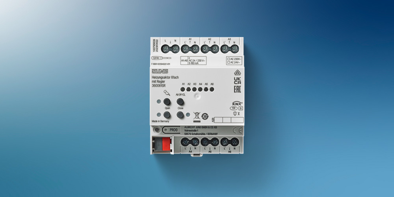 KNX Heizungsaktor 6-fach bei MS-Elektroinstallation in Friedrichsdorf