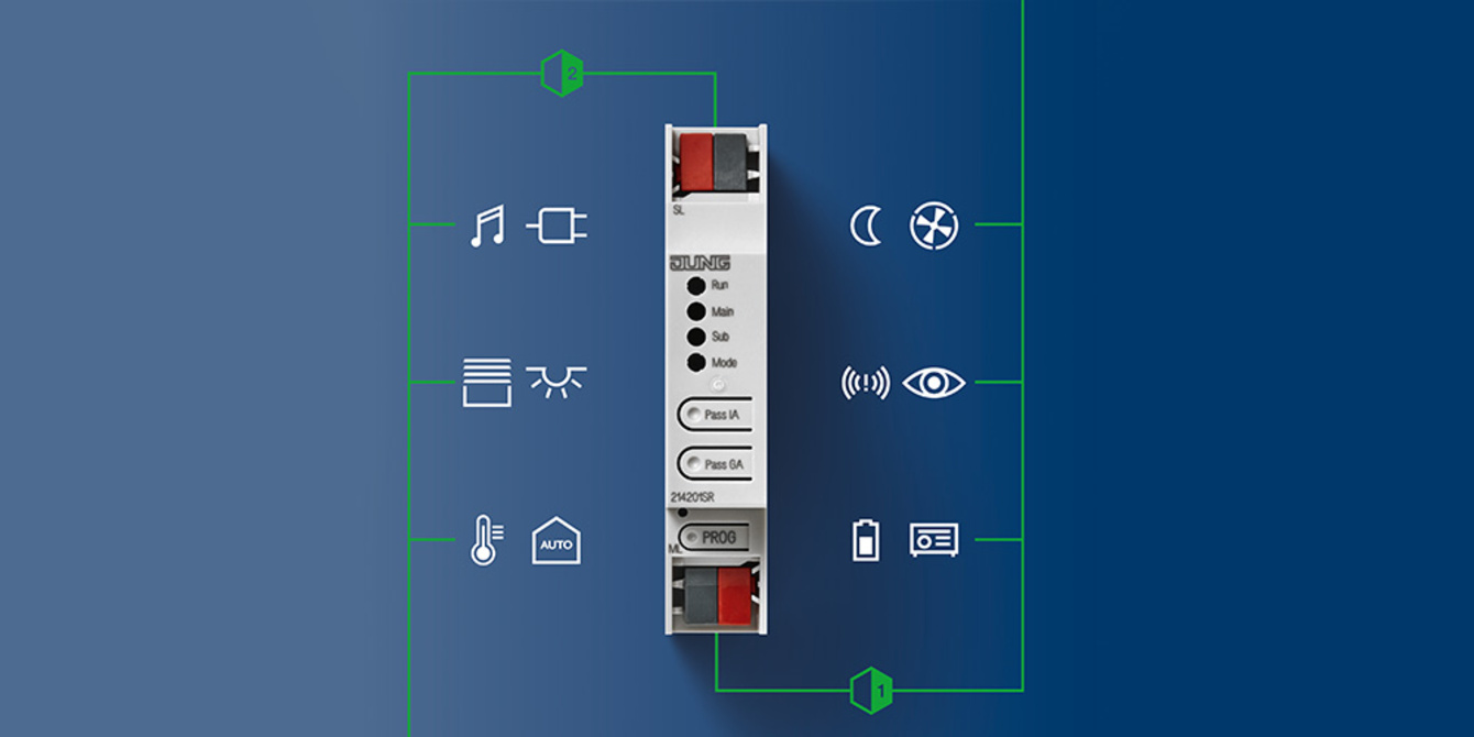 KNX Bereichs- und Linienkoppler bei MS-Elektroinstallation in Friedrichsdorf